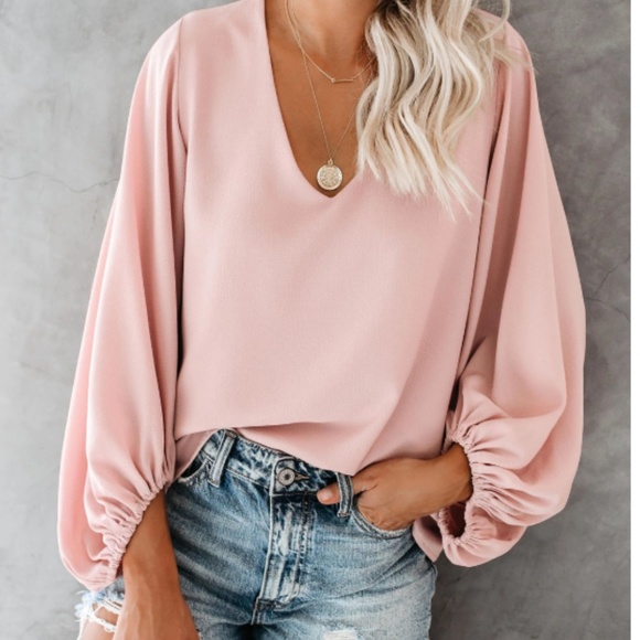 JOANNANA Balloon Sleeve Blouse - Picture 2 of 8